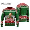 Trump Ill Be Home for Christmas Ugly Sweater Humorous Trump Christmas Sweater President Trump 45 47 Sweater 2 2