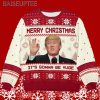 Trump Merry Christmas Its Gonna Be Yuge Ugly Christmas Sweater 5 5