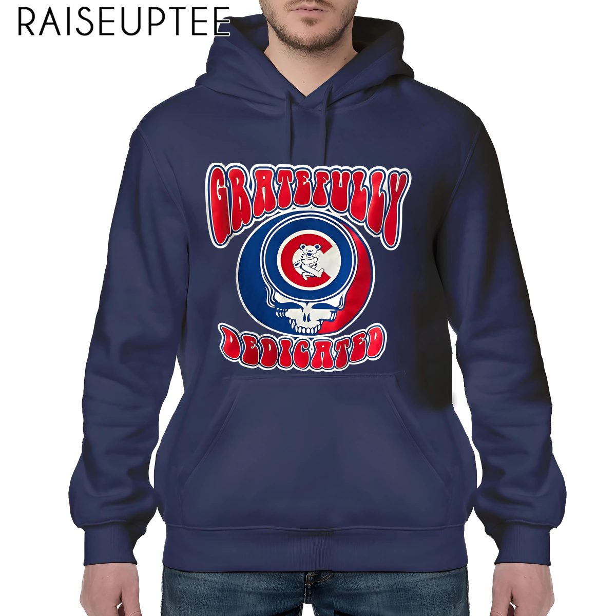 Raiseuptee Chicago Cubs Grateful Dead Shirt - Image 4