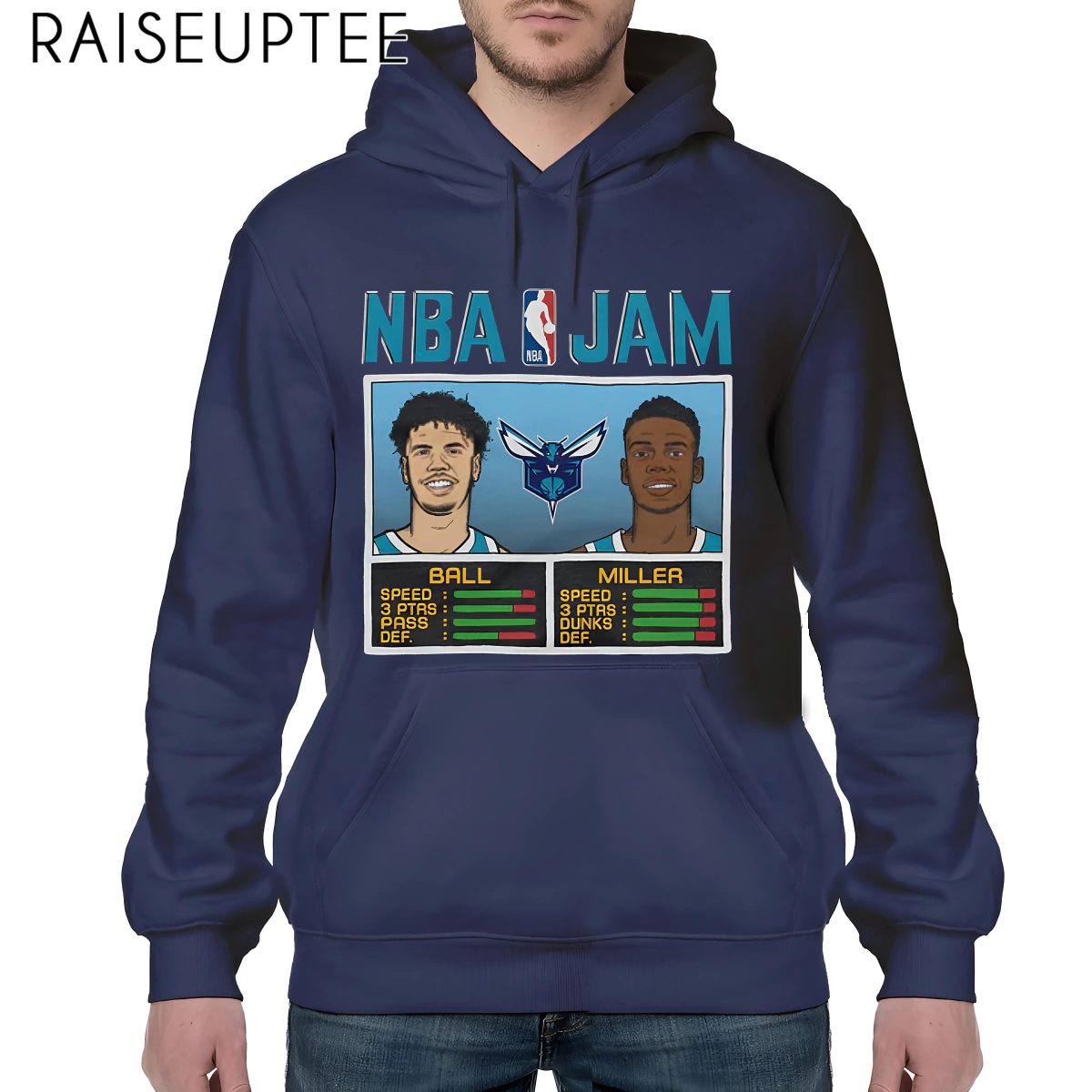 NBA Jam Hornets Ball And Miller Shirt - Image 5