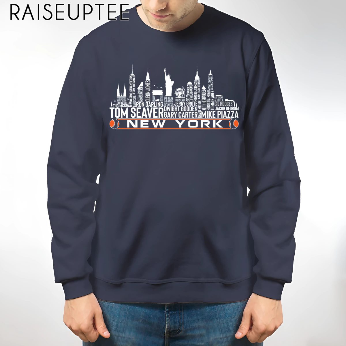 Ny Mets Skyline T Shirt Baseball - Image 2