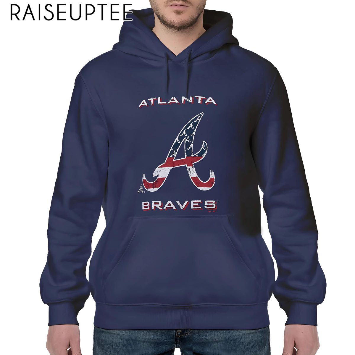 Raiseuptee Braves Stars And Stripes Shirt - Image 4