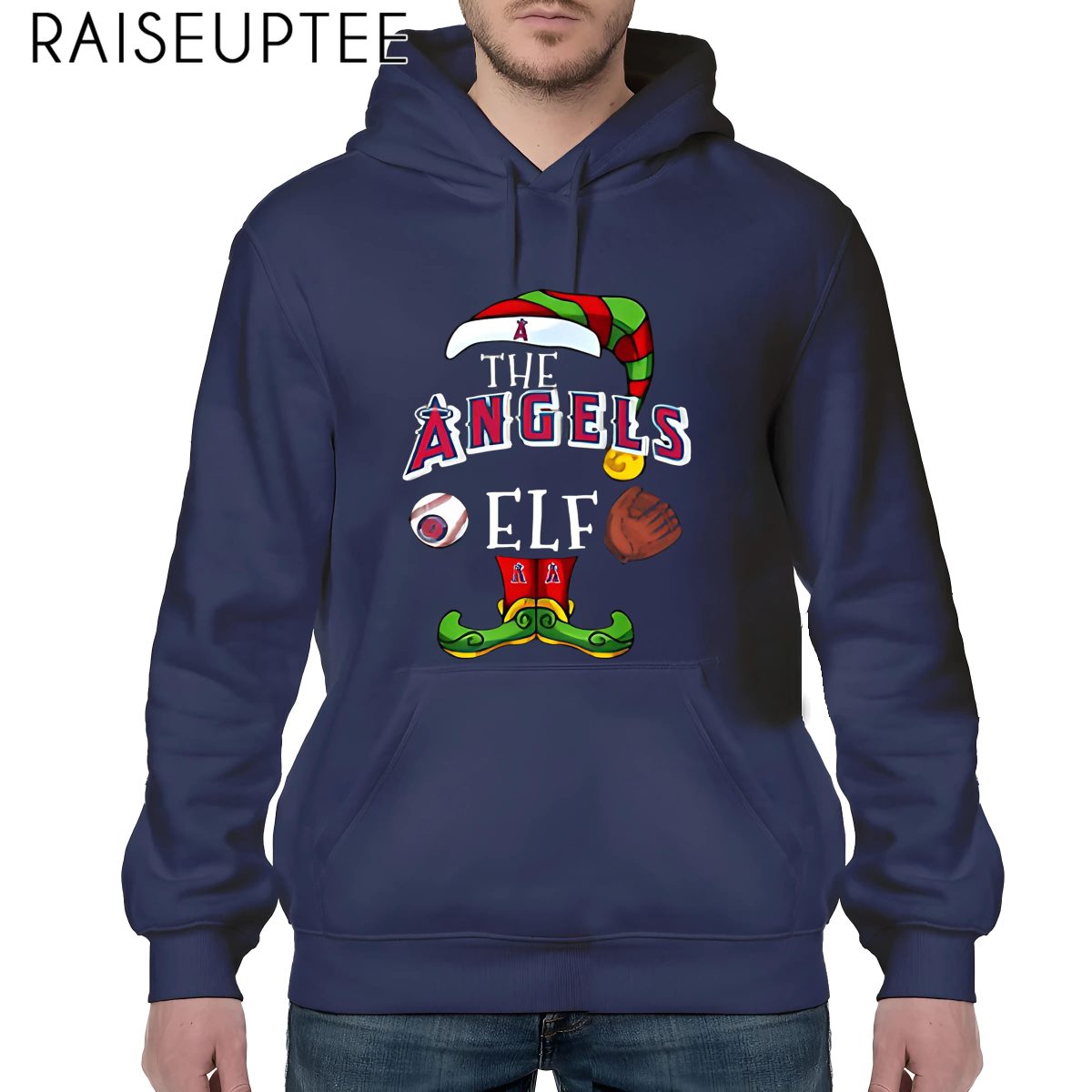 Funny Christmas ELF Los Angeles Angels T-Shirts - Image 4