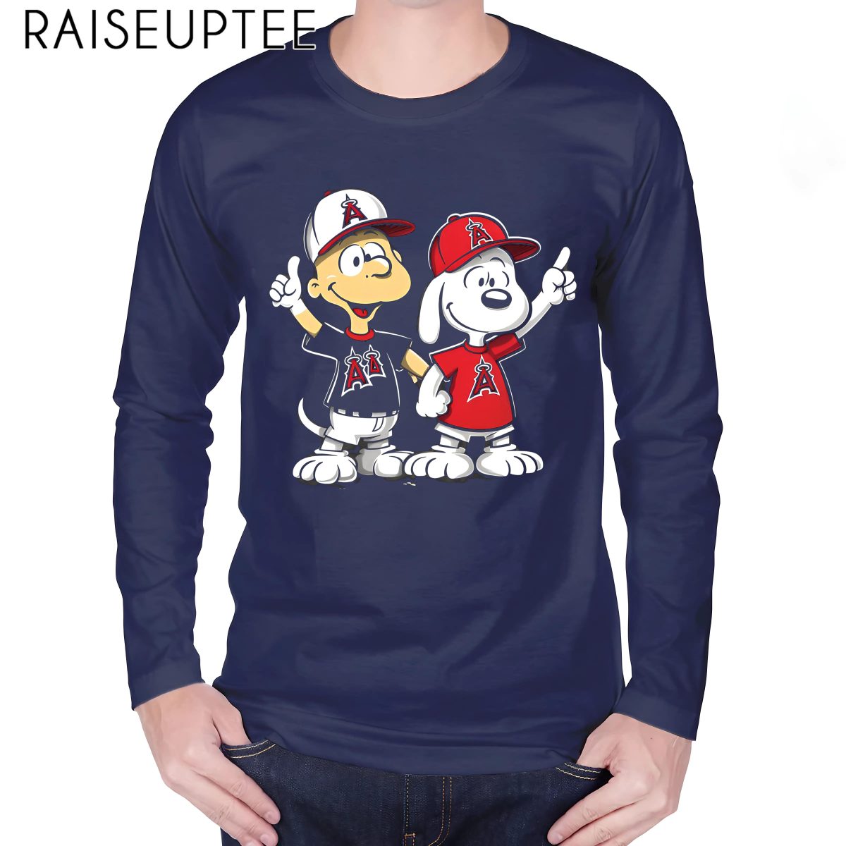 Funny Snoopy Los Angeles Angels T-Shirts - Image 3