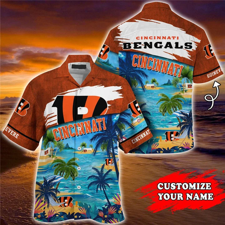 cincinnati bengals island sunset hawaiian shirt 9u5lr