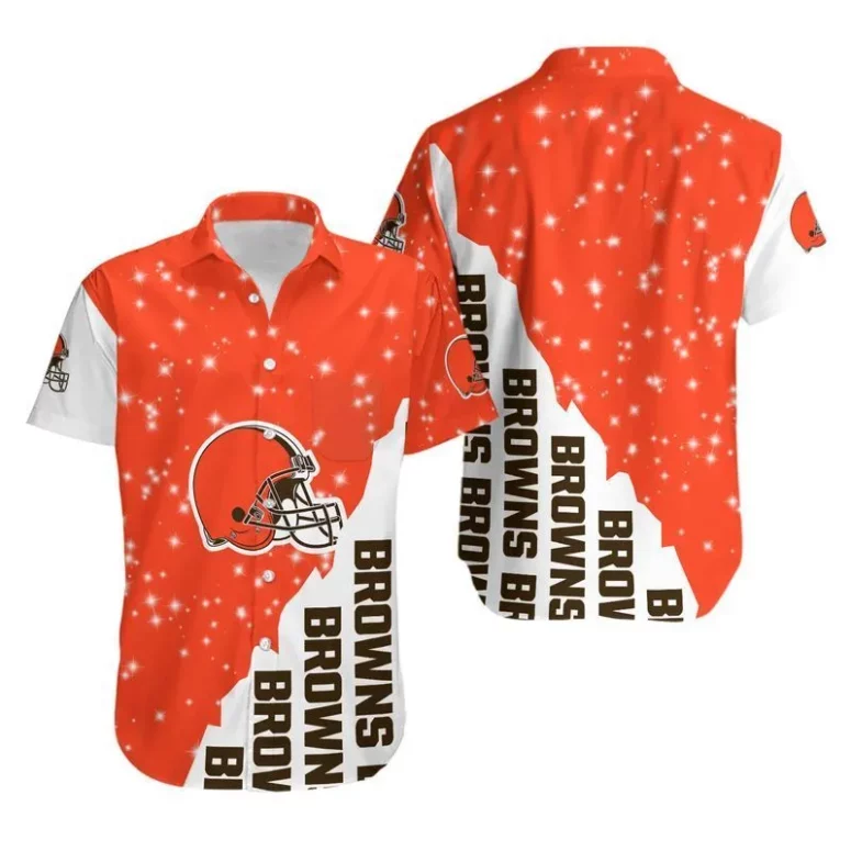 cleveland browns starry night hawaiian shirt qmsr2