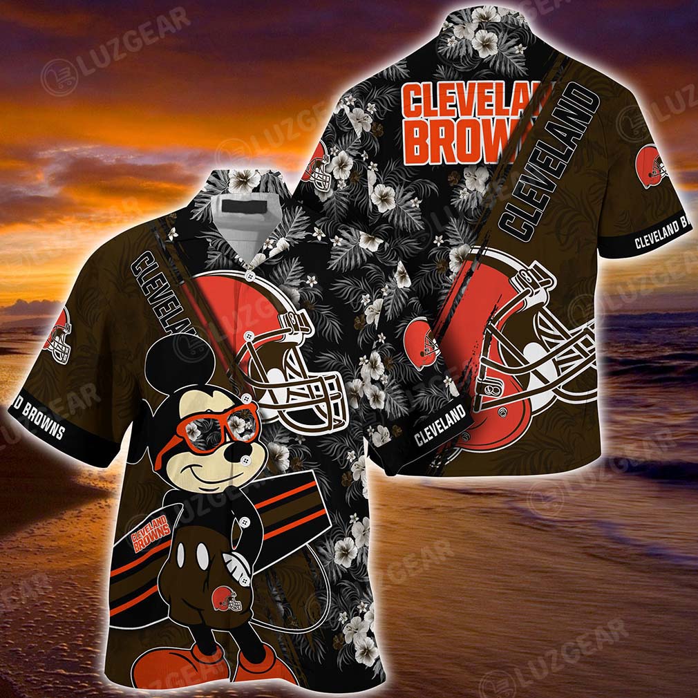 cleveland browns surf turf hawaiian shirt ytvuv