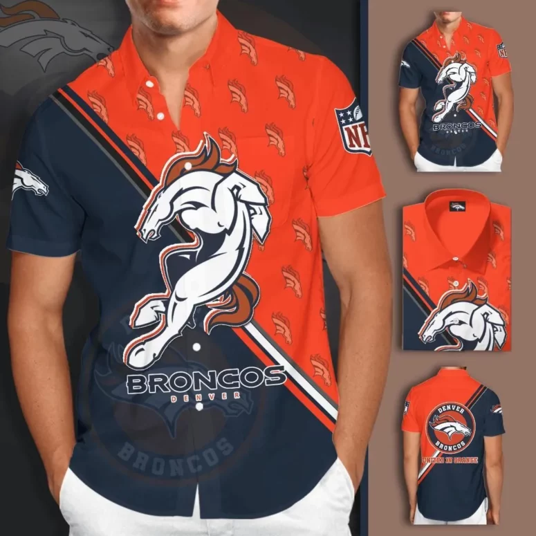 denver broncos fierce spirit hawaiian shirt lj38z