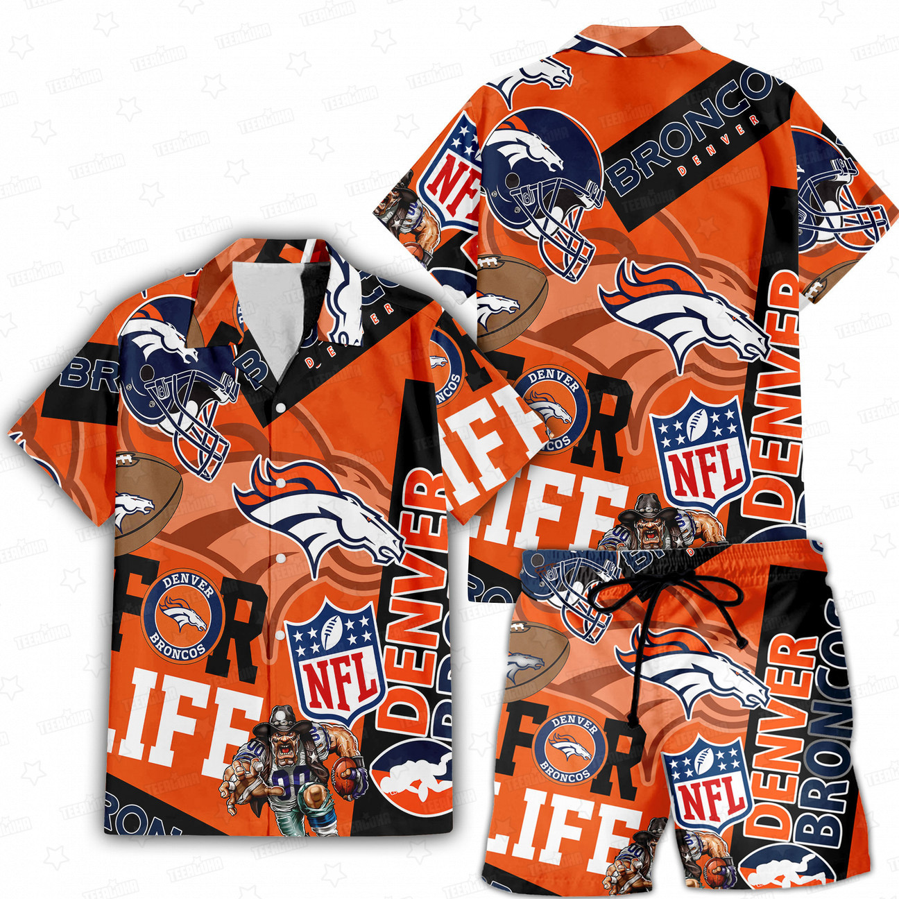 denver broncos for life hawaiian shirt vc2f9