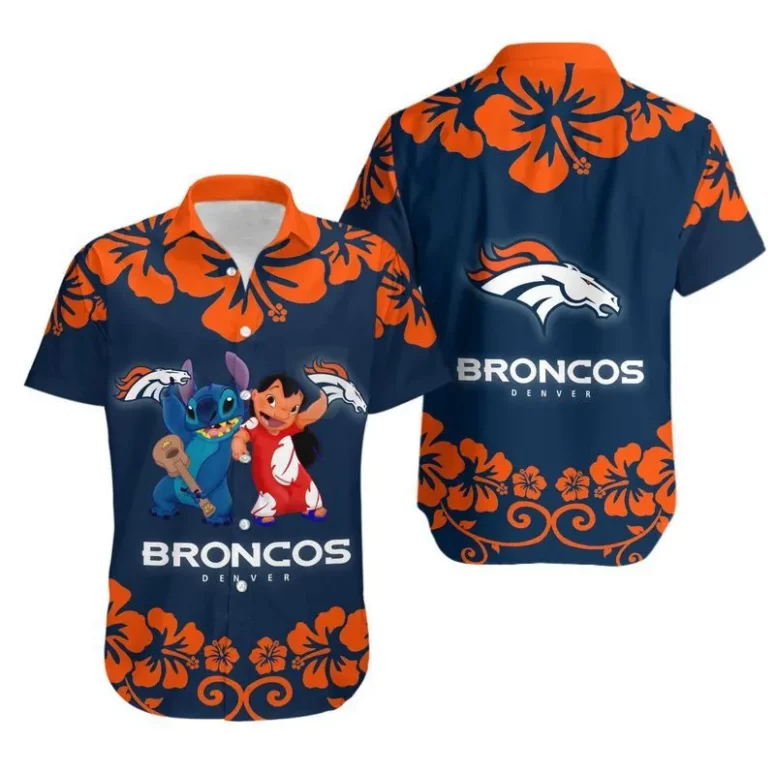 denver broncos lilo stitch hawaiian shirt awfd0