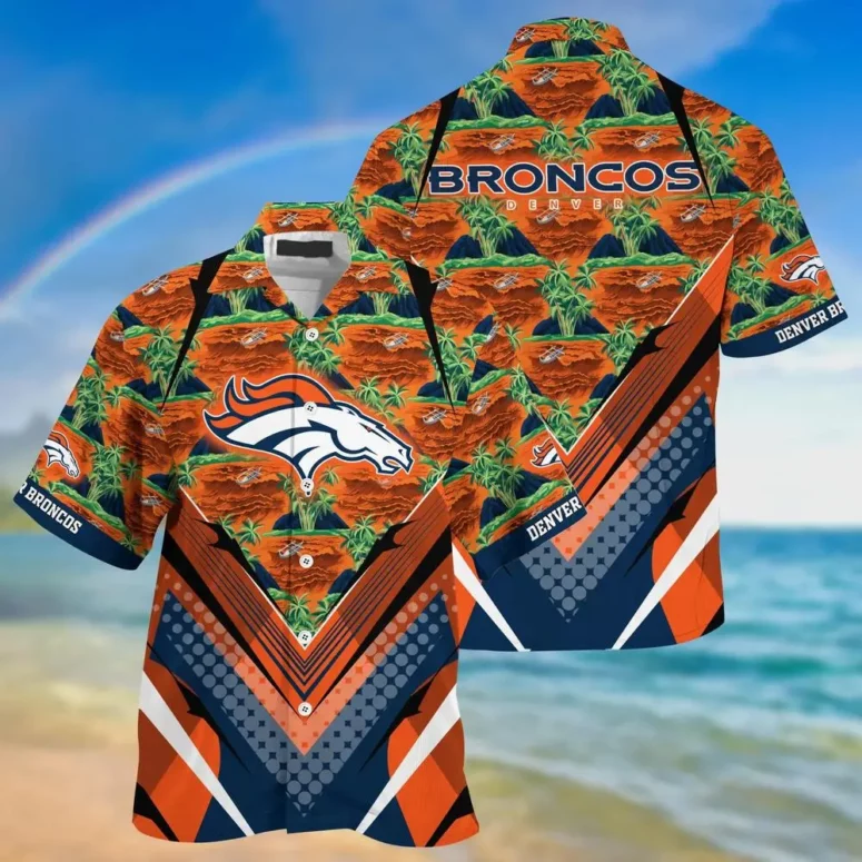 denver broncos tropical vibe hawaiian shirt