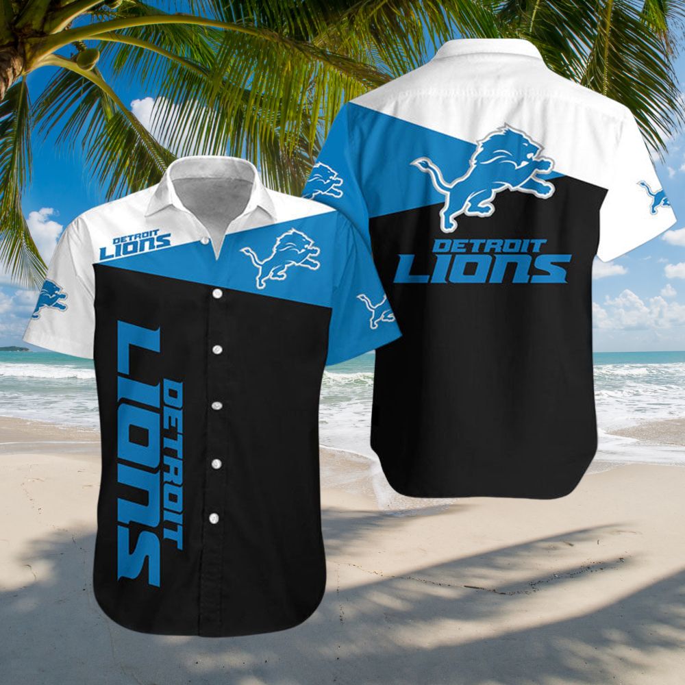 detroit lions classic power hawaiian shirt