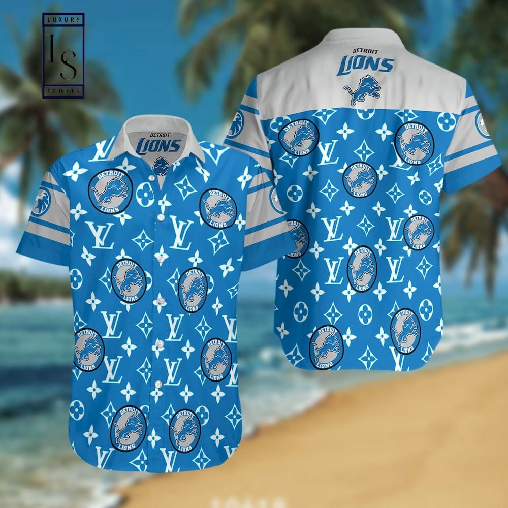 detroit lions luxe logo hawaiian shirt ujymp