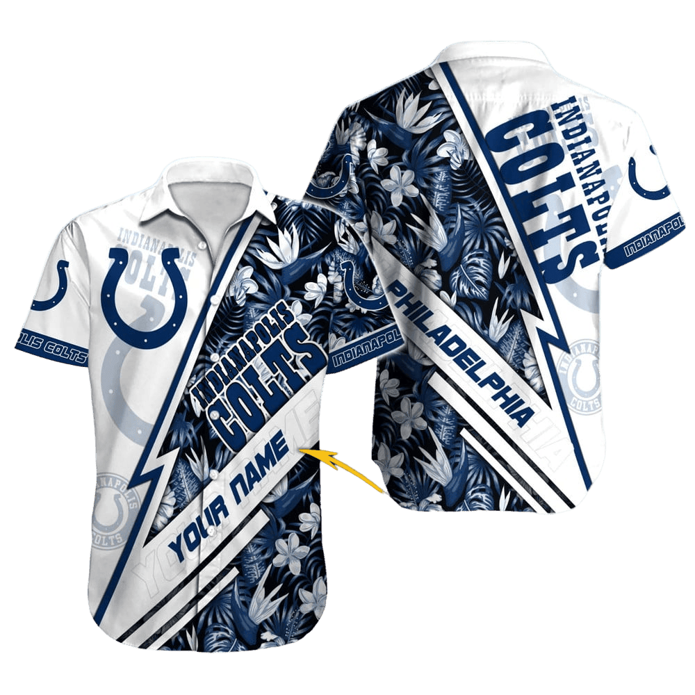 indianapolis colts midnight stripes hawaiian shirt ckpiu