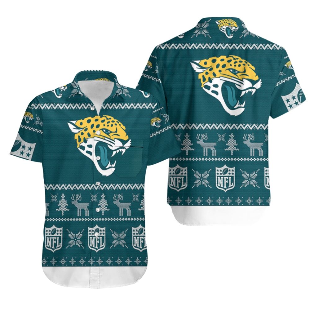 jacksonville jaguars classic holiday hawaiian shirt zc31c