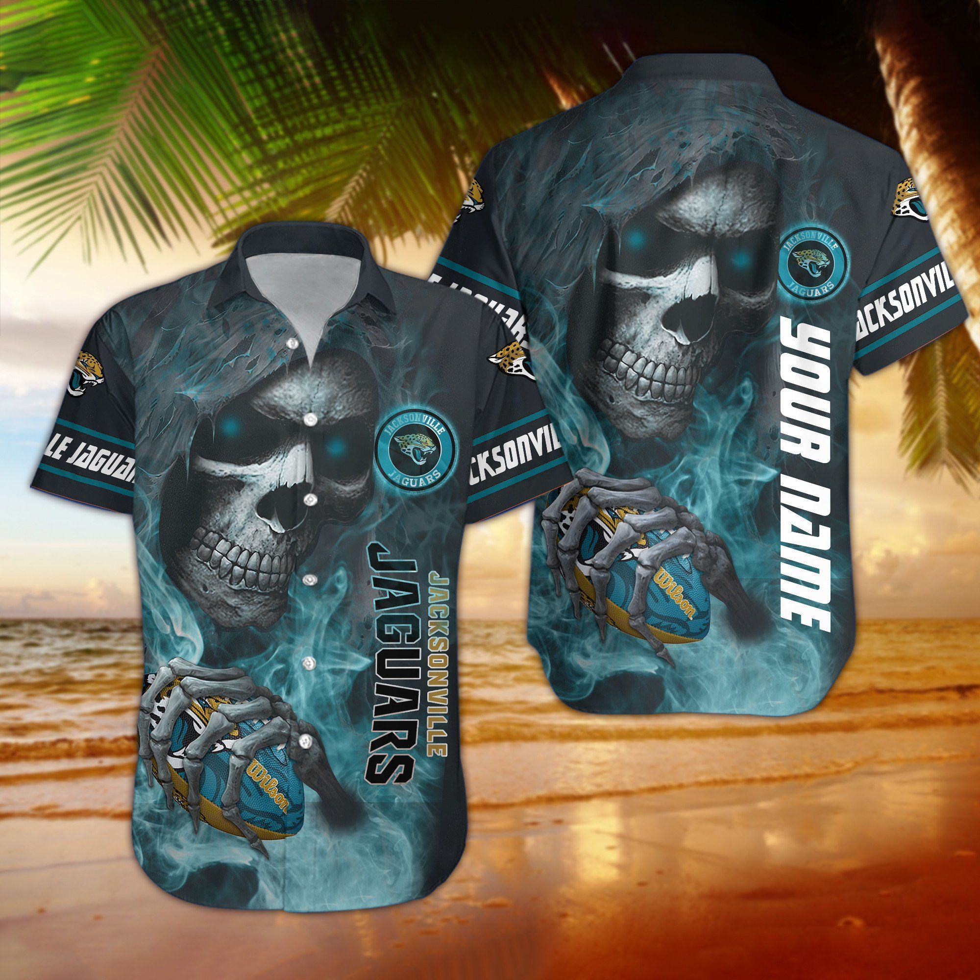 jacksonville jaguars grim reaper hawaiian shirt 2yc6f