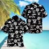 las vegas raiders floral icon hawaiian shirt 2aofe