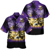 minnesota vikings sunset escape hawaiian shirt 181oz