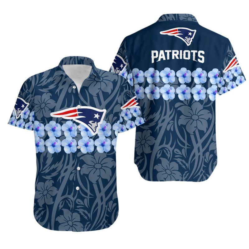 new england patriots flower and hawaiian shirt 0crsb