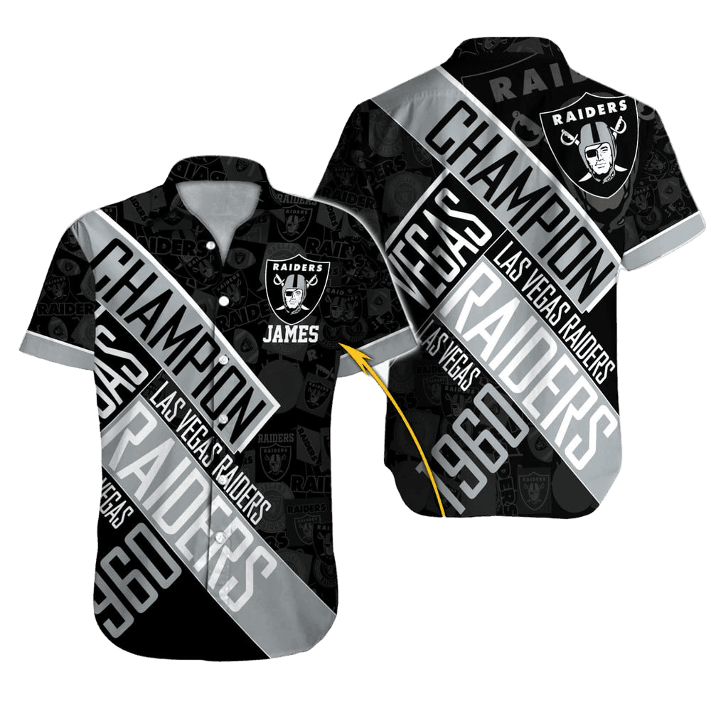 personalized las vegas raiders champion legacy hawaiian shirt o4vrn