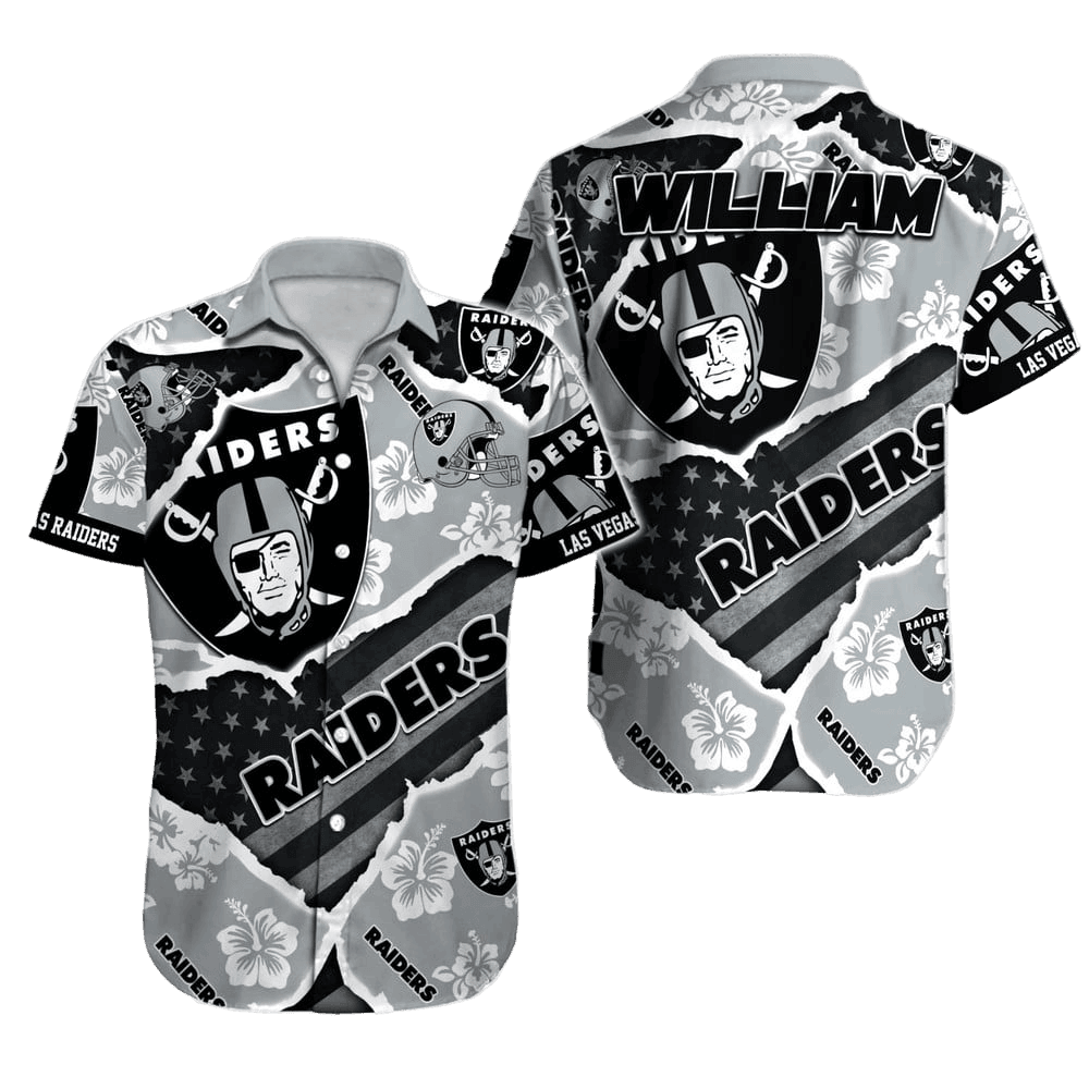 personalized las vegas raiders patriotic tropic hawaiian shirt 8jzu3