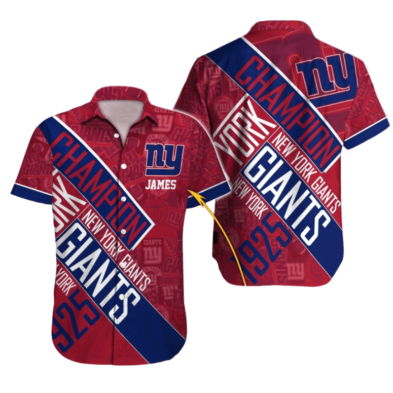 personalized new york giants champion spirit hawaiian shirt 4nzjm