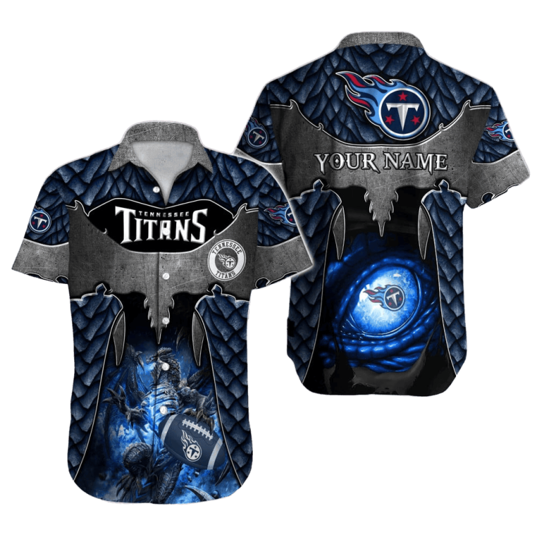 personalized tennessee titans dragon eye hawaiian shirt 6fayu