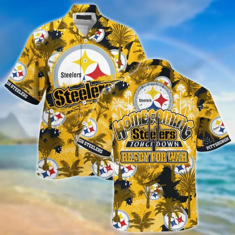 pittsburgh steelers homecoming rally hawaiian shirt 96ccs