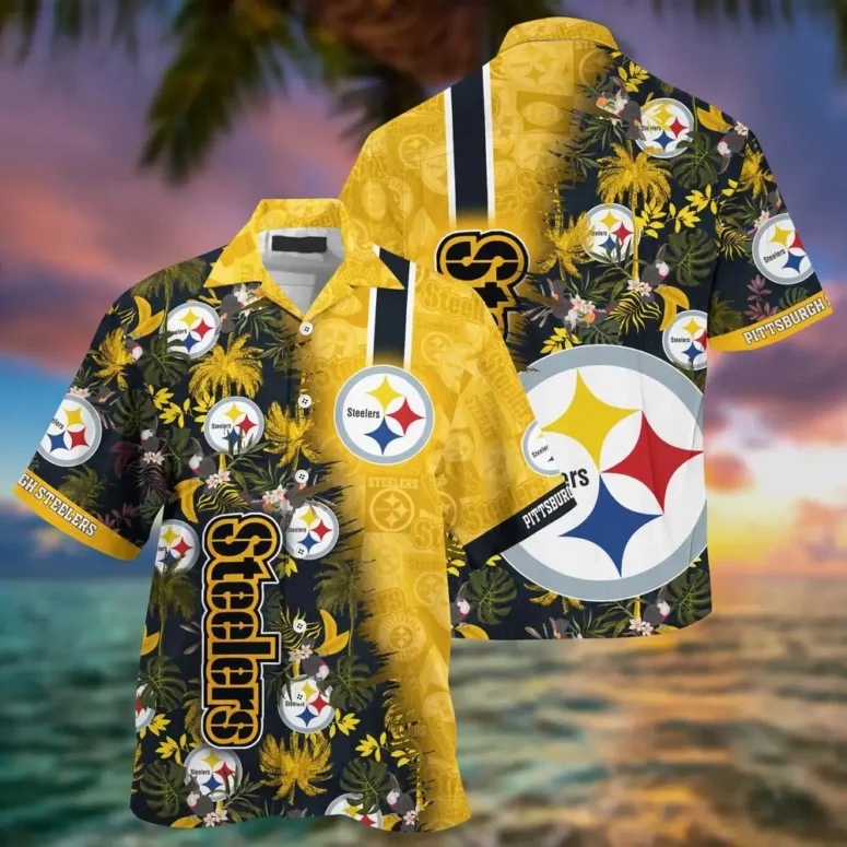 pittsburgh steelers tropic fusion hawaiian shirt umz2u