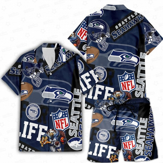 seattle seahawks for life hawaiian shirt q1o98