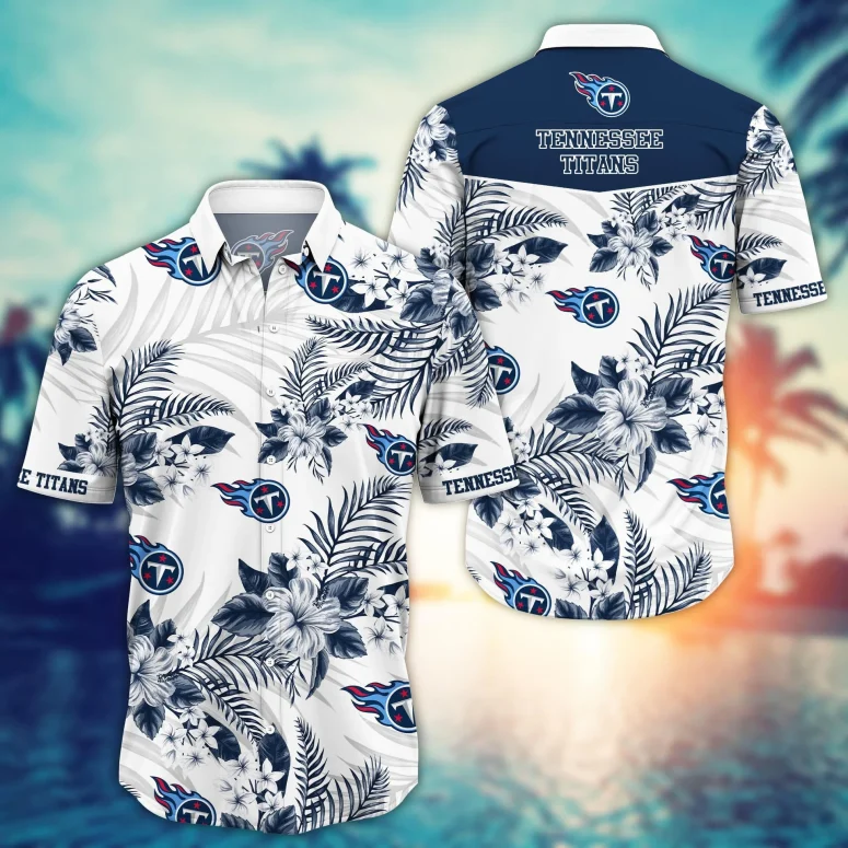 tennessee titans tropical elegance hawaiian shirt 50qfu