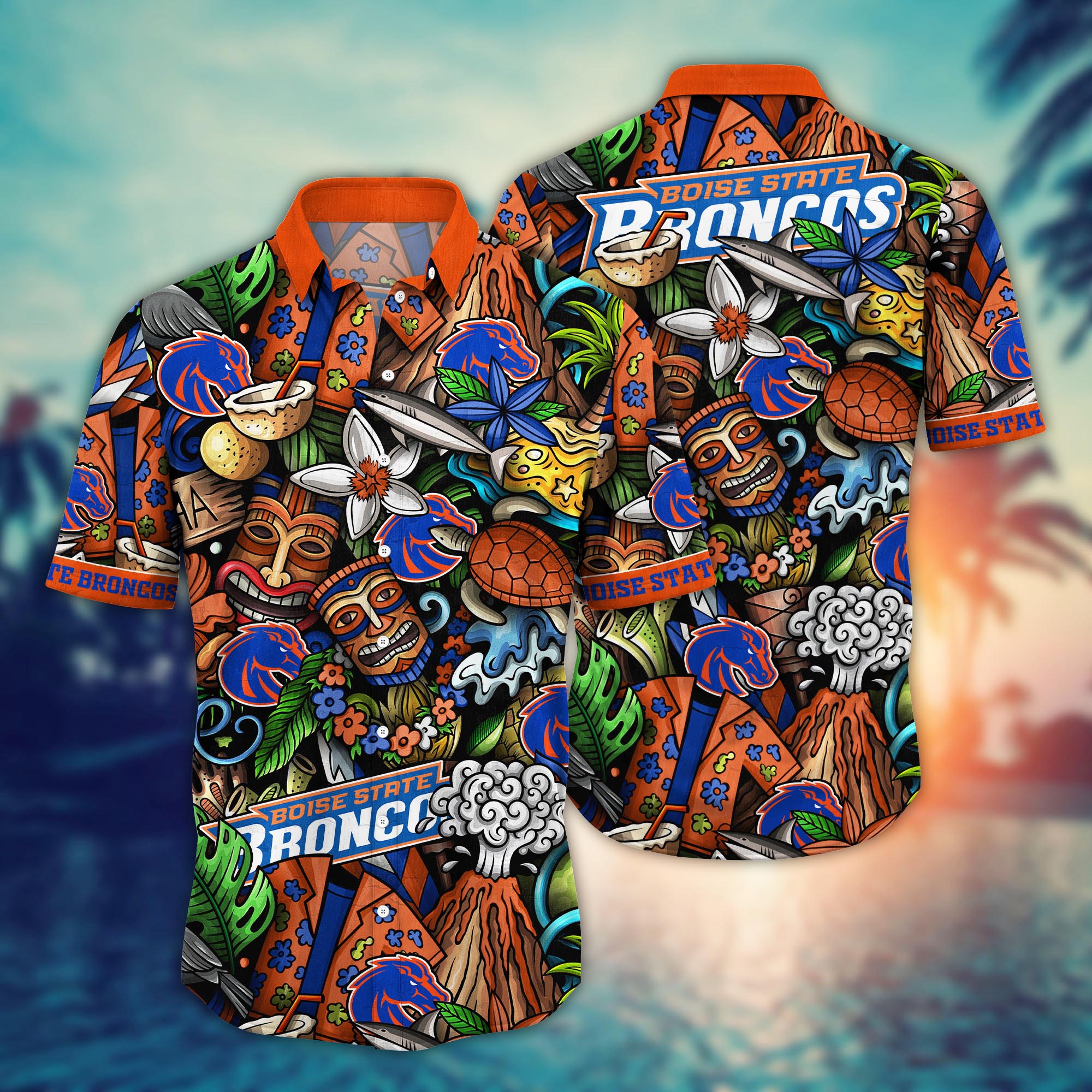 Boise State Broncos NCAA Hawaiian Shirt