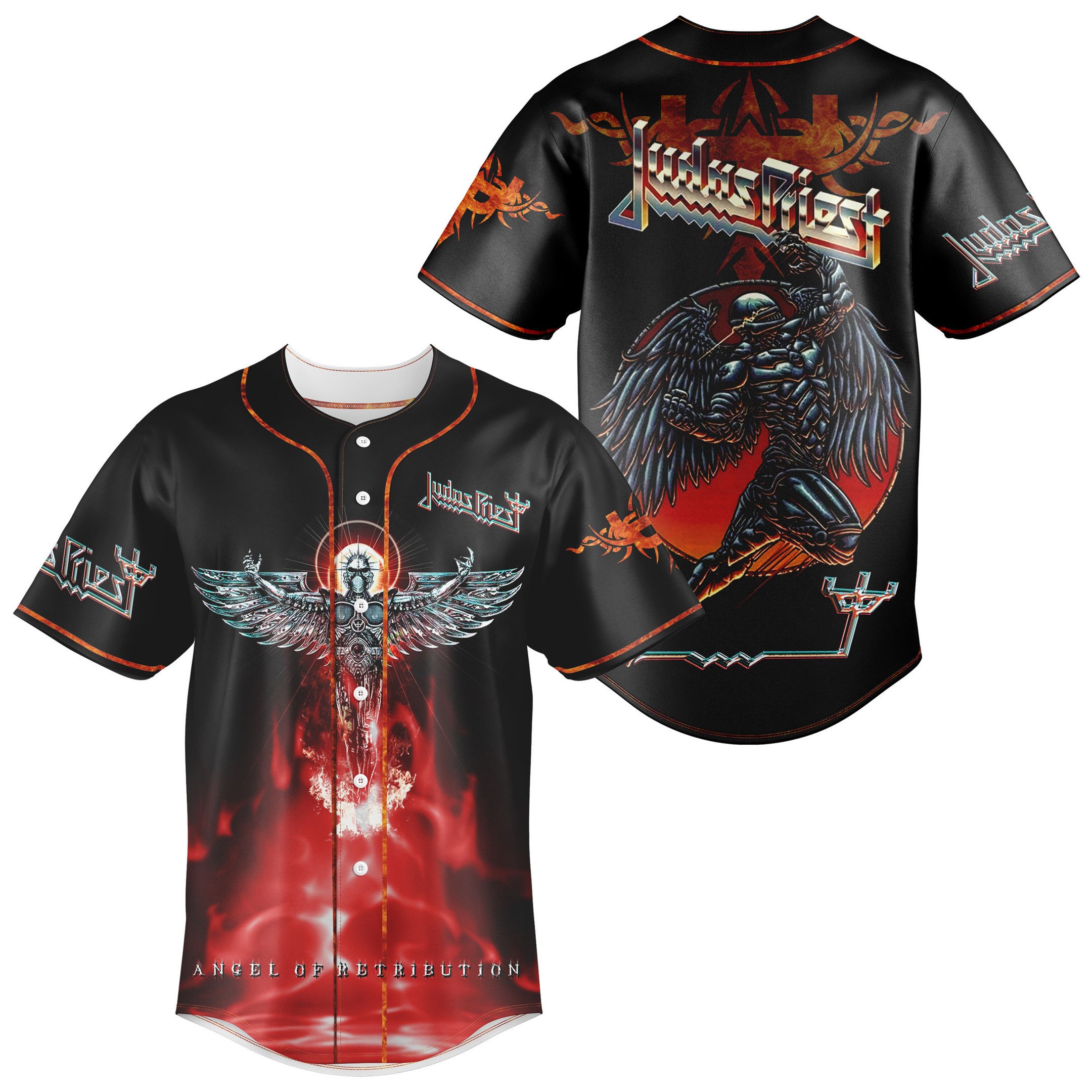 Judas Priest Style Baseball Jersey