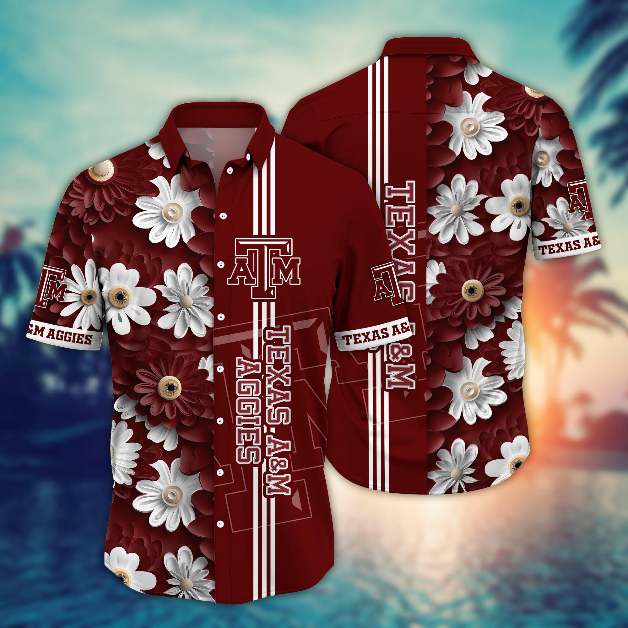 Texas AM Aggies NCAA Hawaiian Shirt