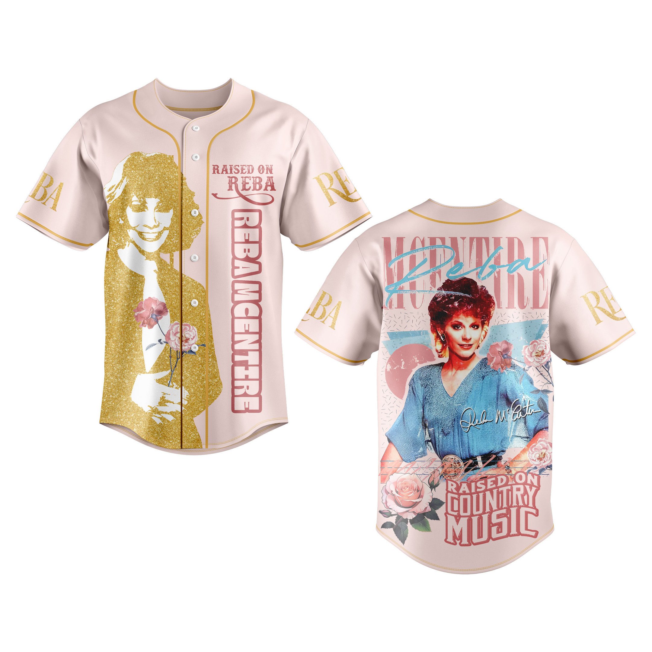 Reba McEntire Style Baseball Jersey